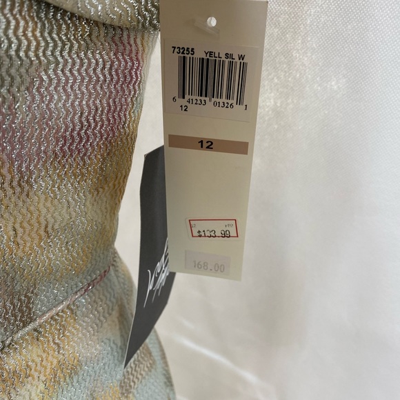 MAGGY LONDON One-Shoulder Sheath Dress size 12 - Picture 7 of 7